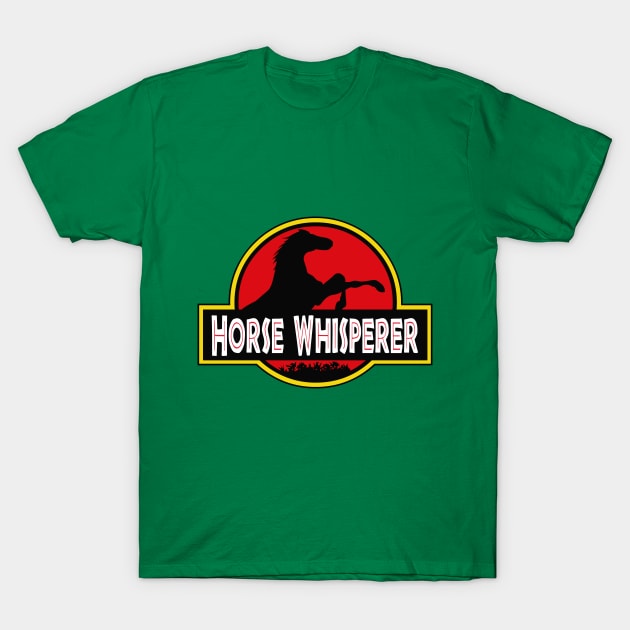 Horse Whisperer Dinosaurs Parody T-shirt Cute Gift T-Shirt by geekandgamerstore